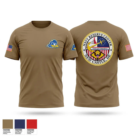Old School Cotton Feel Shirt, Navy Reserve Center Delaware, Navy, Teamtime, Team time, sublimation, custom sports apparel, team uniforms, spirit wear, spiritwear, sports uniforms, custom shirts, team store, custom team store, fundraiser sports, apparel fundraiser