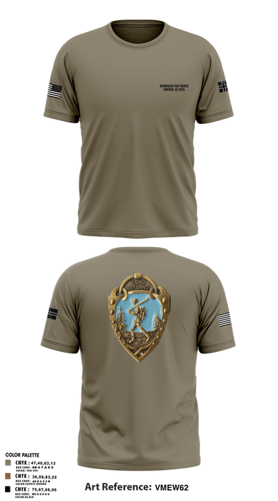 1-1 Attack Battalion, HHC, S2 65636649 Short Sleeve Performance Shirt - 115