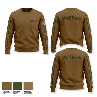 Crew Neck Sweatshirt, Wolf Pack, Air Force, Teamtime, Team time, sublimation, custom sports apparel, team uniforms, spirit wear, spiritwear, sports uniforms, custom shirts, team store, custom team store, fundraiser sports, apparel fundraiser