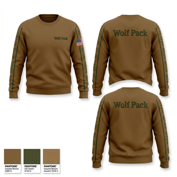 Crew Neck Sweatshirt, Wolf Pack, Air Force, Teamtime, Team time, sublimation, custom sports apparel, team uniforms, spirit wear, spiritwear, sports uniforms, custom shirts, team store, custom team store, fundraiser sports, apparel fundraiser