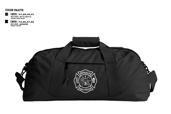Duffle Bag, Byhalia Fire and Rescue, Fire Department, Teamtime, Team time, sublimation, custom sports apparel, team uniforms, spirit wear, spiritwear, sports uniforms, custom shirts, team store, custom team store, fundraiser sports, apparel fundraiser