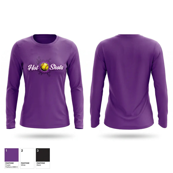 Long Sleeve Performance Shirt, Hot Shot, Softball, Teamtime, Team time, sublimation, custom sports apparel, team uniforms, spirit wear, spiritwear, sports uniforms, custom shirts, team store, custom team store, fundraiser sports, apparel fundraiser