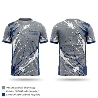 Soft Poly Tee Cotton Like Feel, Farragut Track Club, Track & Field, Teamtime, Team time, sublimation, custom sports apparel, team uniforms, spirit wear, spiritwear, sports uniforms, custom shirts, team store, custom team store, fundraiser sports, apparel fundraiser