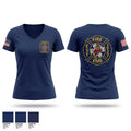 Townsend Fire Company Women's Short Sleeve V-neck Shirt - 1