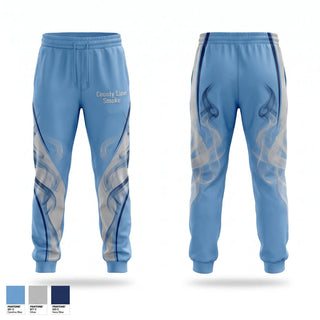 Sweatpants, County Line Smoke, Baseball, Teamtime, Team time, sublimation, custom sports apparel, team uniforms, spirit wear, spiritwear, sports uniforms, custom shirts, team store, custom team store, fundraiser sports, apparel fundraiser