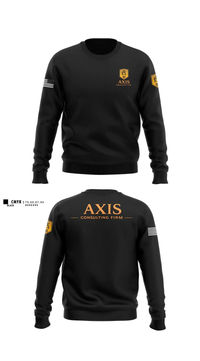 Axis Consulting Firm LLC Crew Neck Sweatshirt - 5
