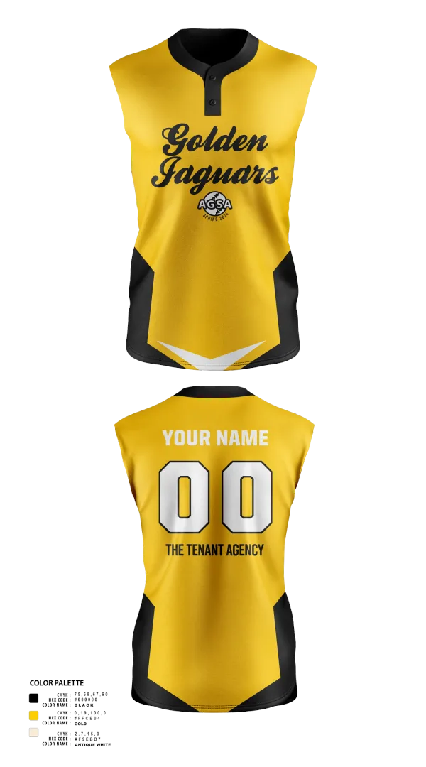 Two Button Softball Jersey, Golden Jaguars Softball, Softball, Teamtime, Team time, sublimation, custom sports apparel, team uniforms, spirit wear, spiritwear, sports uniforms, custom shirts, team store, custom team store, fundraiser sports, apparel fundraiser