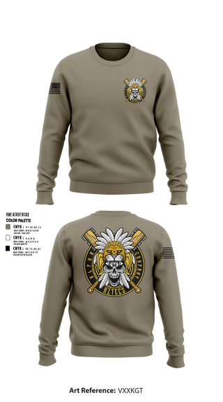 Crew Neck Sweatshirt, A Co, 312th MI BN, Army, Teamtime, Team time, sublimation, custom sports apparel, team uniforms, spirit wear, spiritwear, sports uniforms, custom shirts, team store, custom team store, fundraiser sports, apparel fundraiser