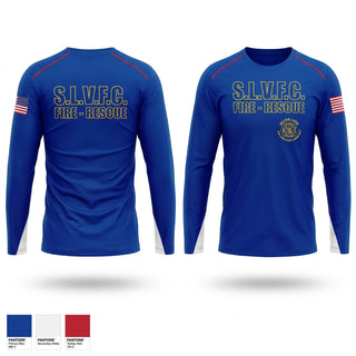 Long Sleeve Performance Shirt, Silver Lake Volunteer Fire Company, Fire Department, Teamtime, Team time, sublimation, custom sports apparel, team uniforms, spirit wear, spiritwear, sports uniforms, custom shirts, team store, custom team store, fundraiser sports, apparel fundraiser