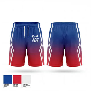 Athletic Shorts With Pockets, East Texas Elite, Women's Basketball, Teamtime, Team time, sublimation, custom sports apparel, team uniforms, spirit wear, spiritwear, sports uniforms, custom shirts, team store, custom team store, fundraiser sports, apparel fundraiser