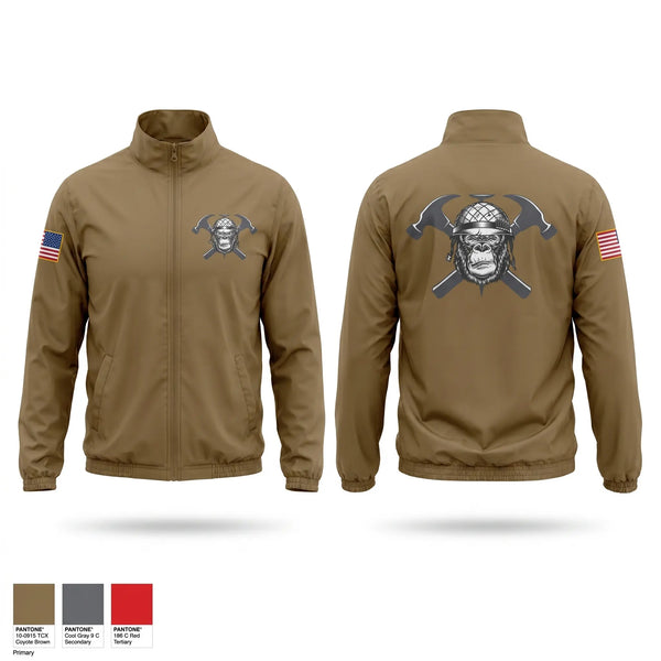Windbreaker, HEAVY HITTERS, Army, Teamtime, Team time, sublimation, custom sports apparel, team uniforms, spirit wear, spiritwear, sports uniforms, custom shirts, team store, custom team store, fundraiser sports, apparel fundraiser