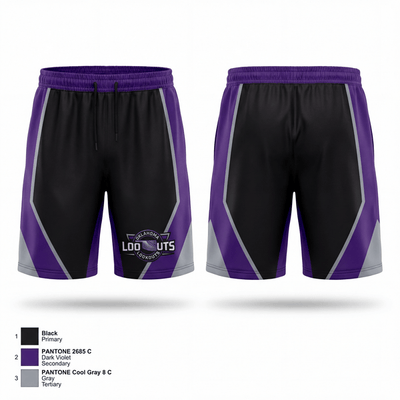 Oklahoma Lookouts 15366003 Athletic Shorts With Pockets - 1