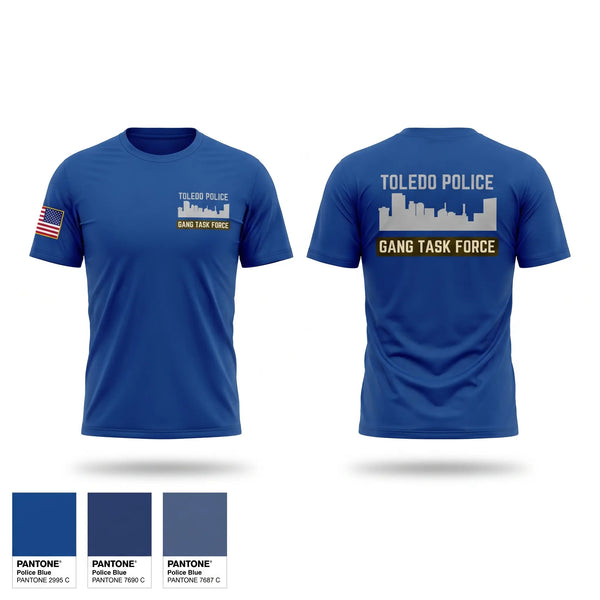 Short Sleeve Performance Shirt, Toledo Police Gang Task Force, Police, Teamtime, Team time, sublimation, custom sports apparel, team uniforms, spirit wear, spiritwear, sports uniforms, custom shirts, team store, custom team store, fundraiser sports, apparel fundraiser