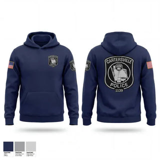 Hoodie, Cartersville Police, Police, Teamtime, Team time, sublimation, custom sports apparel, team uniforms, spirit wear, spiritwear, sports uniforms, custom shirts, team store, custom team store, fundraiser sports, apparel fundraiser