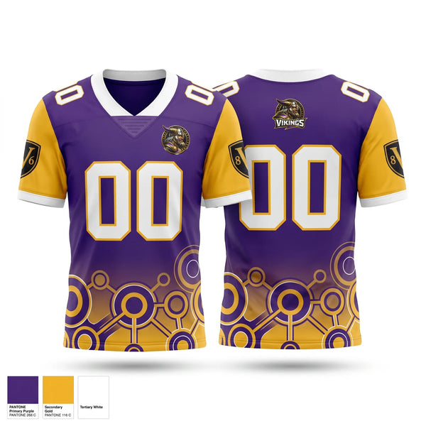 Football Jersey, Tarboro High Vikings, , Teamtime, Team time, sublimation, custom sports apparel, team uniforms, spirit wear, spiritwear, sports uniforms, custom shirts, team store, custom team store, fundraiser sports, apparel fundraiser