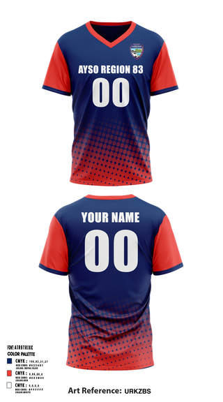 Mens Soccer Jersey, Ayso Region 83 - Five Cities, Men's Soccer, Teamtime, Team time, sublimation, custom sports apparel, team uniforms, spirit wear, spiritwear, sports uniforms, custom shirts, team store, custom team store, fundraiser sports, apparel fundraiser