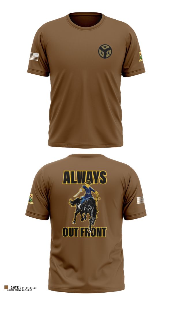Old School Cotton Feel Shirt, 278th ACR, National Guard, Teamtime, Team time, sublimation, custom sports apparel, team uniforms, spirit wear, spiritwear, sports uniforms, custom shirts, team store, custom team store, fundraiser sports, apparel fundraiser