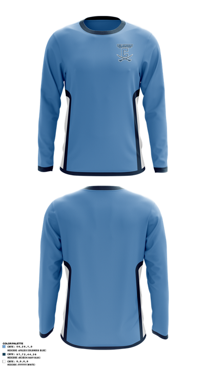 Lee Academy Basketball 65329863 Long Sleeve Performance Shirt 1