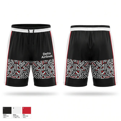 Delta Airlines Athletic Shorts With Pockets - 1