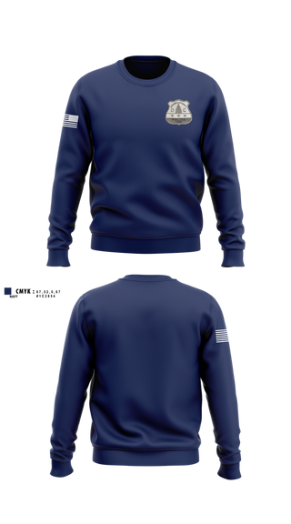 Crew Neck Sweatshirt, District of Columbia, Housing Authority Police Department, Police, Teamtime, Team time, sublimation, custom sports apparel, team uniforms, spirit wear, spiritwear, sports uniforms, custom shirts, team store, custom team store, fundraiser sports, apparel fundraiser