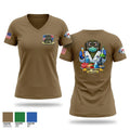 106th MDVSS 20549179 Women's Short Sleeve V-neck Shirt - 1