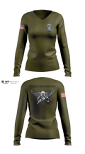 Tactical Response Team Women's Long Sleeve V-neck Shirt - 14