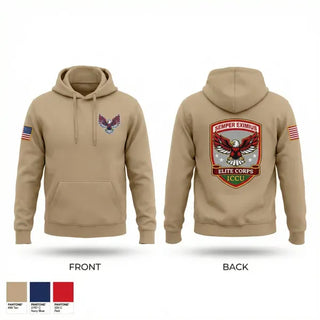 Hoodie, Elite Corps, Army, Teamtime, Team time, sublimation, custom sports apparel, team uniforms, spirit wear, spiritwear, sports uniforms, custom shirts, team store, custom team store, fundraiser sports, apparel fundraiser