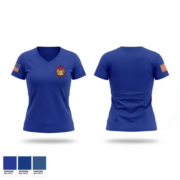 Womens Short Sleeve Vneck Shirt, 627 FSS, Air Force, Teamtime, Team time, sublimation, custom sports apparel, team uniforms, spirit wear, spiritwear, sports uniforms, custom shirts, team store, custom team store, fundraiser sports, apparel fundraiser