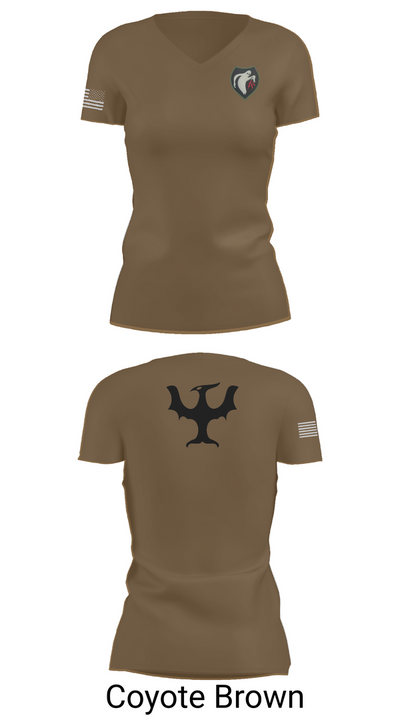 340th Psyop Co. 52894625 Women's Short Sleeve V-neck Shirt - 8