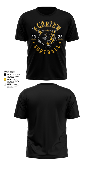 Florien Blackcats Short Sleeve Performance Shirt - 16 (1)