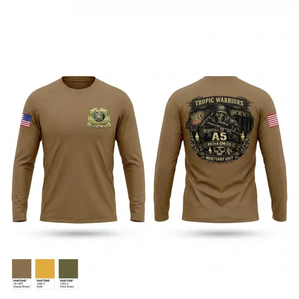 Long Sleeve Performance Shirt, 962nd QM CO A5, Army, Teamtime, Team time, sublimation, custom sports apparel, team uniforms, spirit wear, spiritwear, sports uniforms, custom shirts, team store, custom team store, fundraiser sports, apparel fundraiser