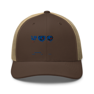 Curlew High School Volleyball 26335411 Retro Trucker Hat | Yupoong 6606