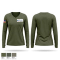 DAC Emergency Preparedness Women's Long Sleeve V-neck Shirt - 1