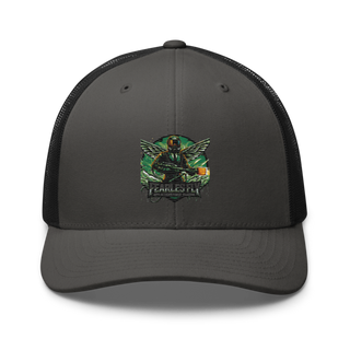 Fearless Fly Auto Detailing &Power Washing 44092363 Retro Trucker Hat | Yupoong 6606