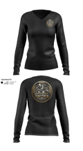 OAG-DT 74111085 Women's Long Sleeve V-neck Shirt - 21