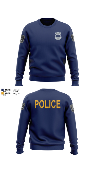 Crew Neck Sweatshirt, Patrol, Police, Teamtime, Team time, sublimation, custom sports apparel, team uniforms, spirit wear, spiritwear, sports uniforms, custom shirts, team store, custom team store, fundraiser sports, apparel fundraiser