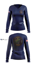 Alert Fire Company #1 Women's Long Sleeve V-neck Shirt - 6