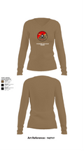 7th Squadron, Sixth Cavalry Regiment 24299123 Women's Long Sleeve V-neck Shirt - 2