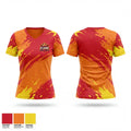 FLAME NM 17353635 Women's Short Sleeve V-neck Shirt - 1