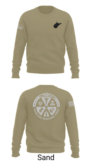 Crew Neck Sweatshirt, Region 3 Homeland Response Force, , Teamtime, Team time, sublimation, custom sports apparel, team uniforms, spirit wear, spiritwear, sports uniforms, custom shirts, team store, custom team store, fundraiser sports, apparel fundraiser