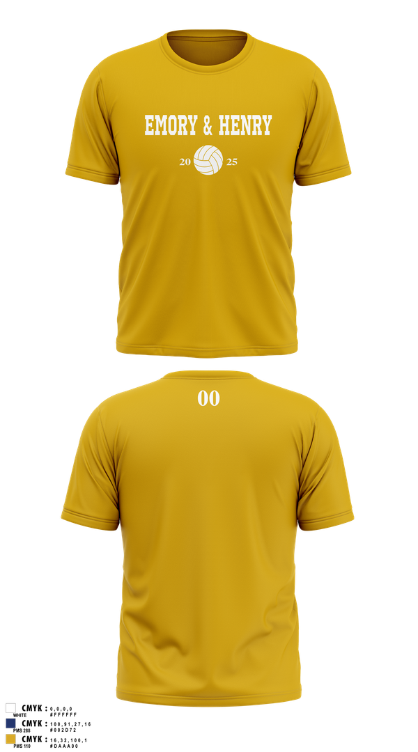 Short Sleeve Performance Shirt, Emory & Henry Volleyball, Women's Volleyball, Teamtime, Team time, sublimation, custom sports apparel, team uniforms, spirit wear, spiritwear, sports uniforms, custom shirts, team store, custom team store, fundraiser sports, apparel fundraiser