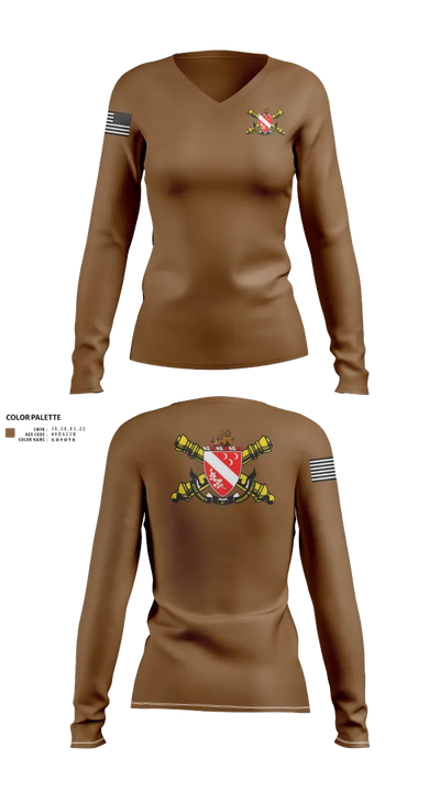 1-7 FA 48376416 Women's Long Sleeve V-neck Shirt - 21