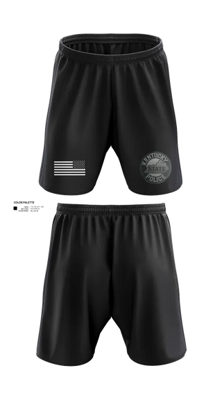Athletic Shorts With Pockets, Kentucky State Police Post 9, Police, Teamtime, Team time, sublimation, custom sports apparel, team uniforms, spirit wear, spiritwear, sports uniforms, custom shirts, team store, custom team store, fundraiser sports, apparel fundraiser