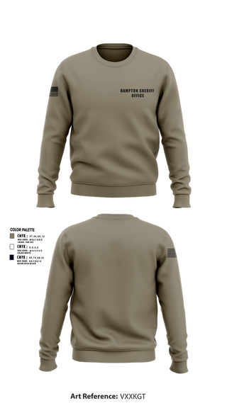 Crew Neck Sweatshirt, Hampton sheriff office, , Teamtime, Team time, sublimation, custom sports apparel, team uniforms, spirit wear, spiritwear, sports uniforms, custom shirts, team store, custom team store, fundraiser sports, apparel fundraiser