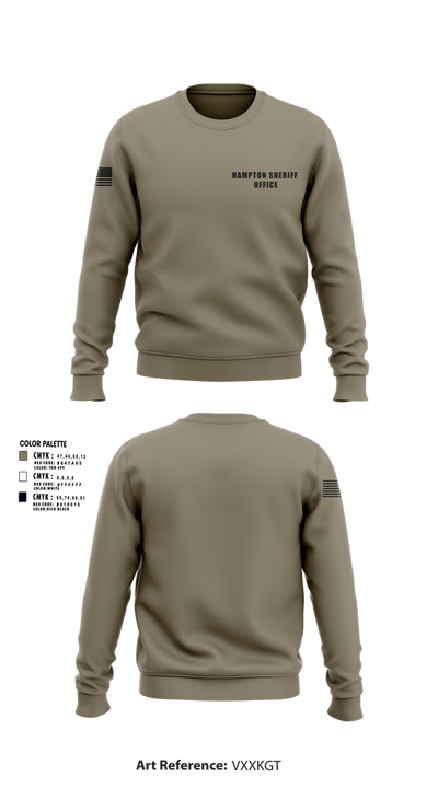 Hampton sheriff office 11195878 Crew Neck Sweatshirt - 2