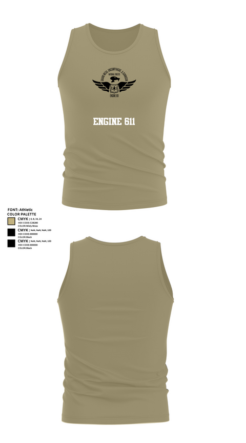 Tank Top, Engine 611, , Teamtime, Team time, sublimation, custom sports apparel, team uniforms, spirit wear, spiritwear, sports uniforms, custom shirts, team store, custom team store, fundraiser sports, apparel fundraiser