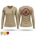 NGB 39536553 Women's Long Sleeve V-neck Shirt - 1