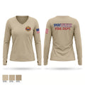 Phoenix Fire Department Women's Long Sleeve V-neck Shirt - 1
