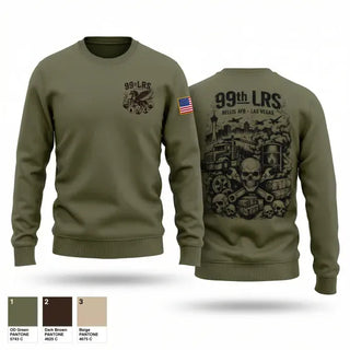 Crew Neck Sweatshirt, 99th LRS, Air Force, Teamtime, Team time, sublimation, custom sports apparel, team uniforms, spirit wear, spiritwear, sports uniforms, custom shirts, team store, custom team store, fundraiser sports, apparel fundraiser