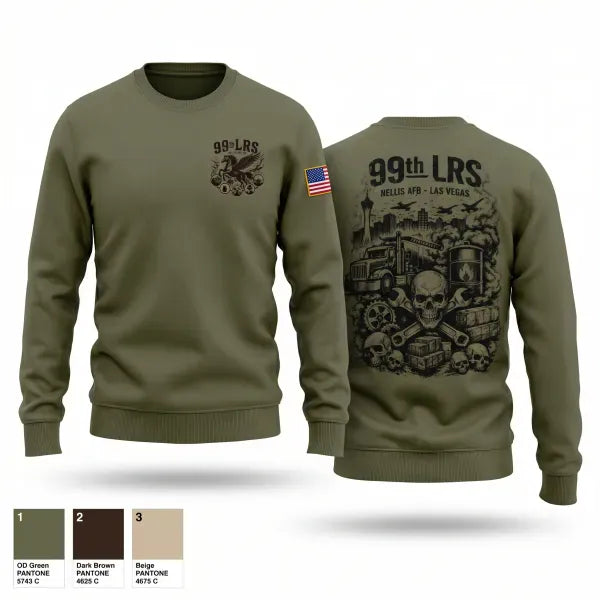 Crew Neck Sweatshirt, 99th LRS, Air Force, Teamtime, Team time, sublimation, custom sports apparel, team uniforms, spirit wear, spiritwear, sports uniforms, custom shirts, team store, custom team store, fundraiser sports, apparel fundraiser